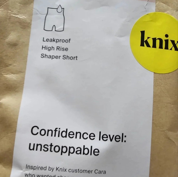 KNIX Leakproof High Rise Shaper Shorts Sola Brown color size XL - Picture 3 of 10